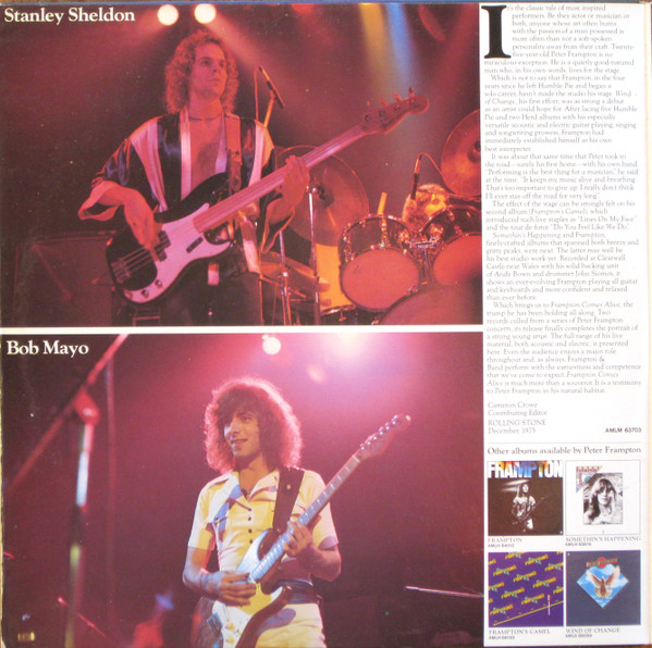 Peter Frampton - Frampton Comes Alive! | A&M Records (AMLM 63703) - 4 Peter Frampton - Frampton Comes Alive! | A&M Records (AMLM 63703) - 4