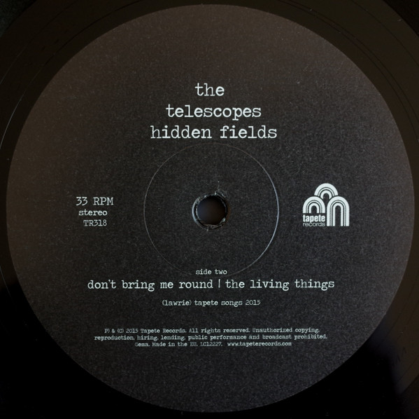 The Telescopes - Hidden Fields | Tapete Records (TR318) - 4