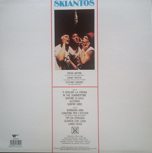 Skiantos - Ti Spalmo La Crema | Warner Bros. Italia (COM462) - 2 Skiantos - Ti Spalmo La Crema | Warner Bros. Italia (COM462) - 2