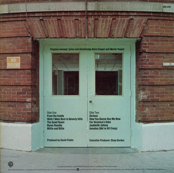 Alice Cooper - From The Inside | Warner Bros. Records (BSK 3263) - 3