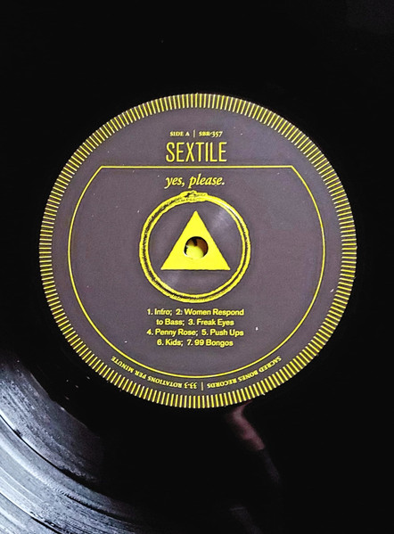 Sextile - Yes, Please. | Sacred Bones Records (SBR-357) - 2