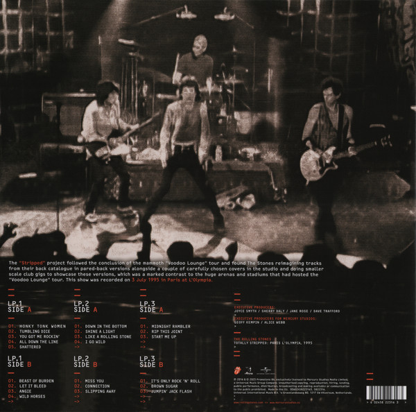 The Rolling Stones - Totally Stripped (Paris L’Olympia 1995) | Rolling Stones Records (5822316) - 2 The Rolling Stones - Totally Stripped (Paris L’Olympia 1995) | Rolling Stones Records (5822316) - 2