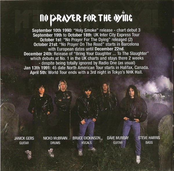 Iron Maiden - No Prayer For The Dying | EMI (7243 4 96865 0 2) - 3