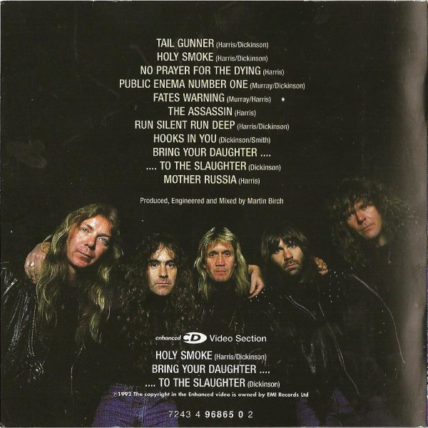 Iron Maiden - No Prayer For The Dying | EMI (7243 4 96865 0 2) - 2