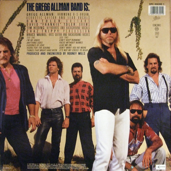 The Gregg Allman Band - I'm No Angel | Epic (EPC 450392 1) - 2