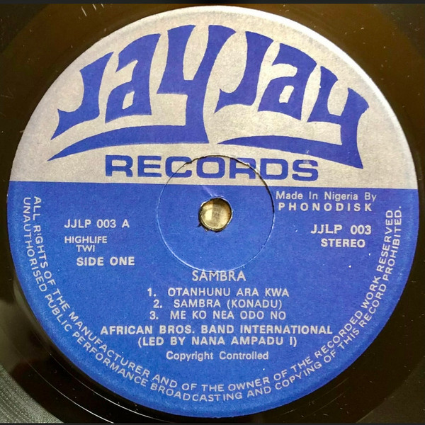 African Brothers - Sanbra | Jay Jay Records (JJLP 003) - 3