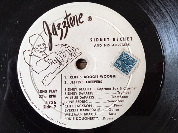 Sidney Bechet And His All-Stars - Walkin' And Talkin' To Myself | Vargal (J - 736) - 3