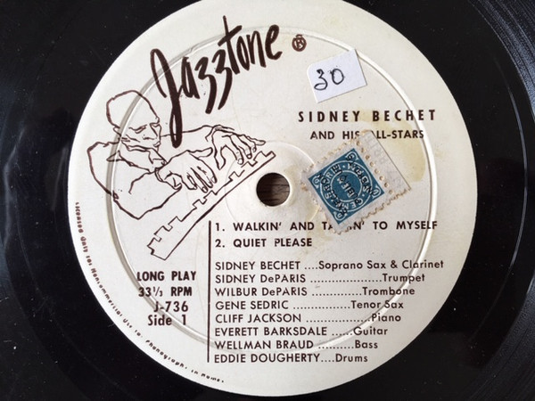 Sidney Bechet And His All-Stars - Walkin' And Talkin' To Myself | Vargal (J - 736) - 4