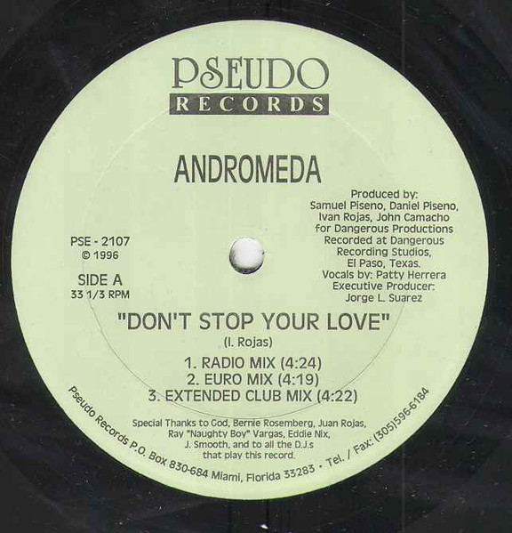 Andromeda - Don't Stop Your Love | Pseudo Records (PSE-2107)