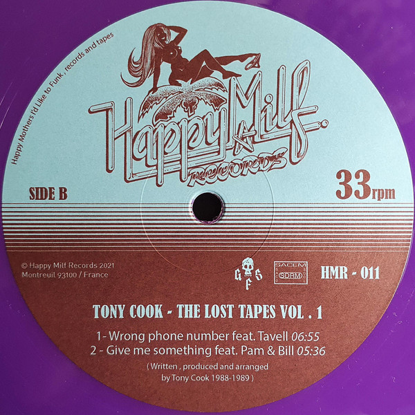 Tony Cook - The Lost Tapes Vol. 1 | Happy Milf Records (HMR - 011) - 4