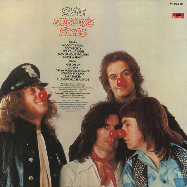 Slade - Nobody's Fools | Polydor (2383 377) - 2
