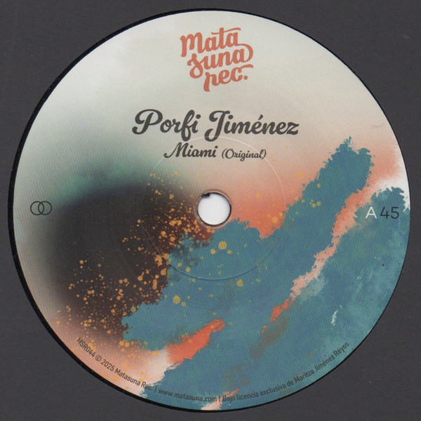 Porfi Jiménez - Miami | Matasuna Rec. (MSR044)