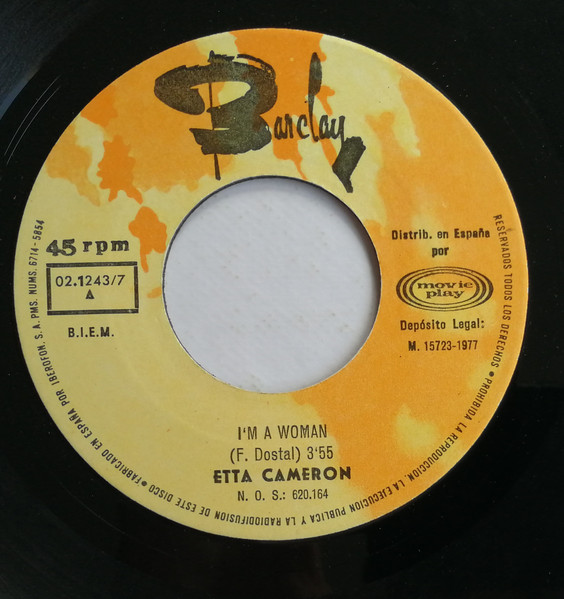 Etta Cameron - Soy Una Mujer = I'm A Woman | Movieplay (02.1243/7) - 3