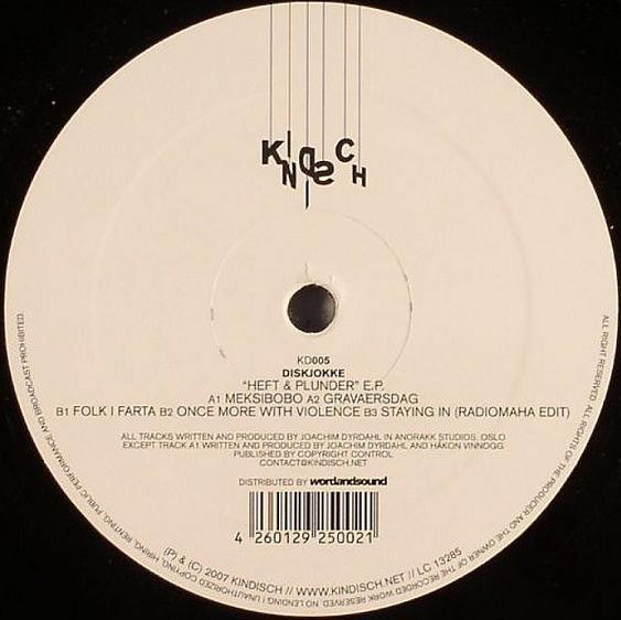 Diskjokke - Heft & Plunder E.P. | Kindisch (KD005) - main