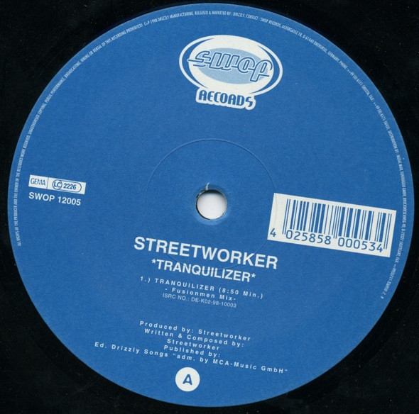 Streetworker - Tranquilizer | Swop Records (SWOP 12005) - main Streetworker - Tranquilizer | Swop Records (SWOP 12005) - main
