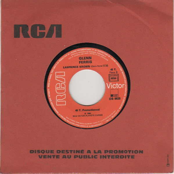 Glenn Ferris - I Keem / Lawrence Brown | RCA (DB 8625) - main Glenn Ferris - I Keem / Lawrence Brown | RCA (DB 8625) - main