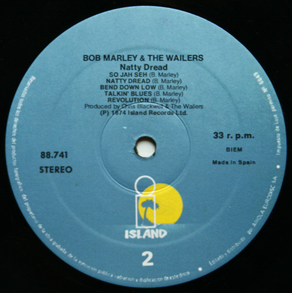 Bob Marley & The Wailers - Natty Dread | Island Records (88741 I) - 4 Bob Marley & The Wailers - Natty Dread | Island Records (88741 I) - 4