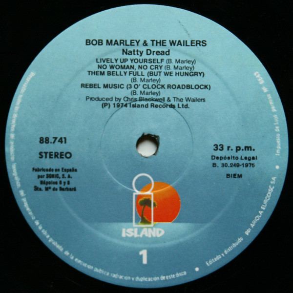 Bob Marley & The Wailers - Natty Dread | Island Records (88741 I) - 3 Bob Marley & The Wailers - Natty Dread | Island Records (88741 I) - 3