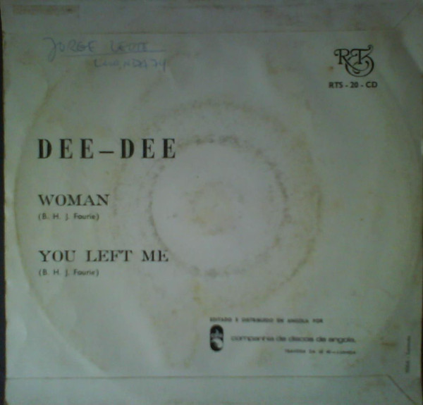 Dee Dee - You Left Me / Woman | R & T (RTS-20-CD) - 2