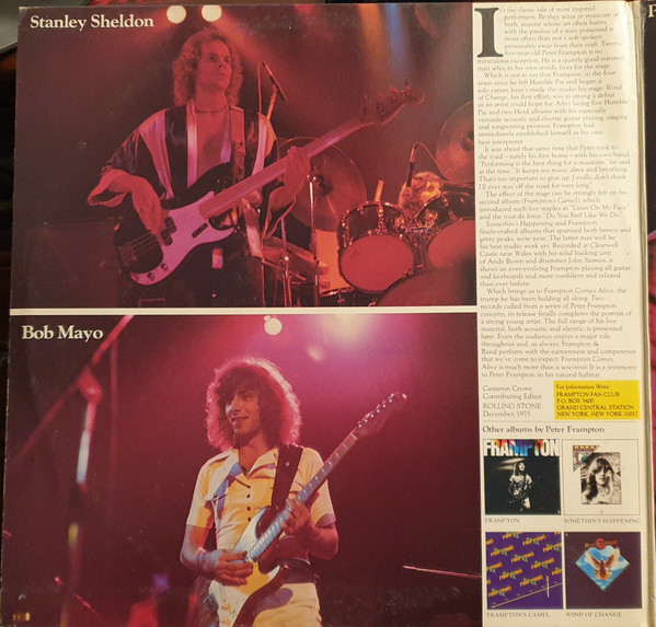 Peter Frampton - Frampton Comes Alive! | A&M Records (396 505-1) - 2