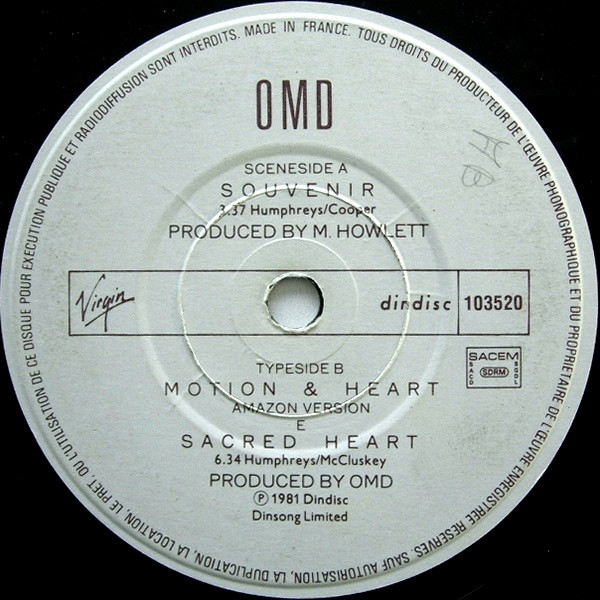 Orchestral Manoeuvres In The Dark - Souvenir | Virgin (103520) - 4