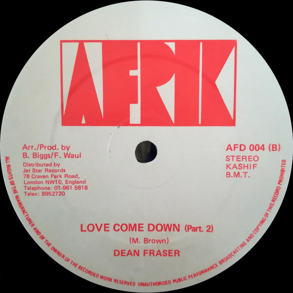 Barry Biggs - Love Come Down | Afrik (AFD 004) - 2 Barry Biggs - Love Come Down | Afrik (AFD 004) - 2