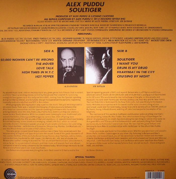 Alex Puddu - Soultiger | Schema (SCEB929 LP) - 2 Alex Puddu - Soultiger | Schema (SCEB929 LP) - 2