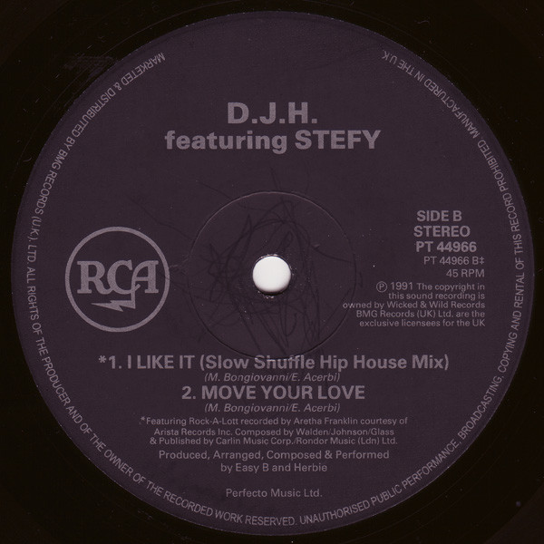 DJ H. Feat. Stefy - Move Your Love | RCA (PT 44966) - 3