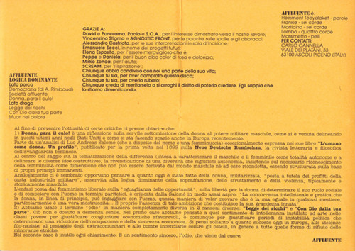 Affluente - Logica Dominante | SOA Records (SOA 15) - 3 Affluente - Logica Dominante | SOA Records (SOA 15) - 3