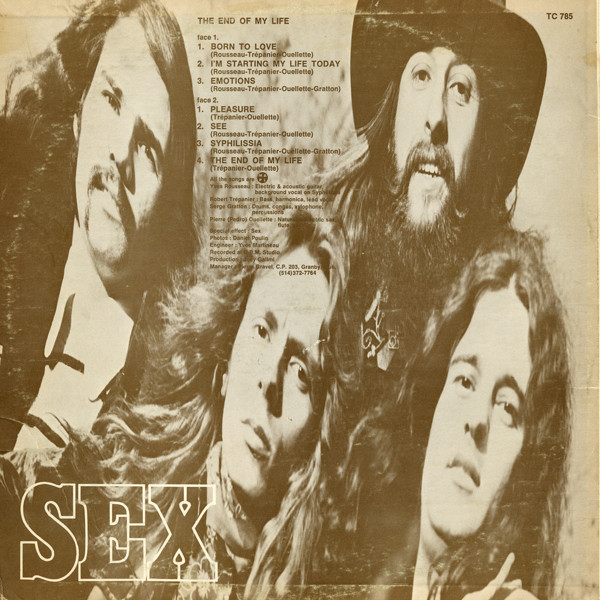 Sex - The End Of My Life | Trans-Canada (TC-785) - 2 Sex - The End Of My Life | Trans-Canada (TC-785) - 2