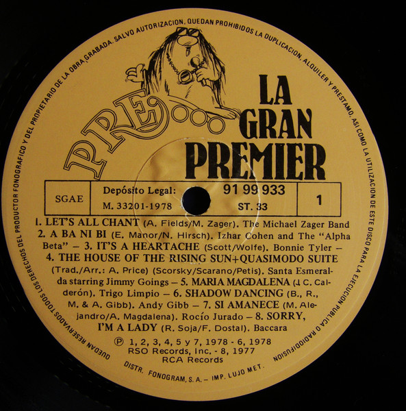 Various - La Gran Premier | Odeon (91 99 933) - 3 Various - La Gran Premier | Odeon (91 99 933) - 3