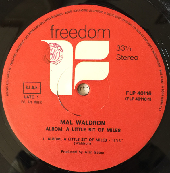 Mal Waldron - A Little Bit Of Miles | Freedom (FLP 40116) - 3