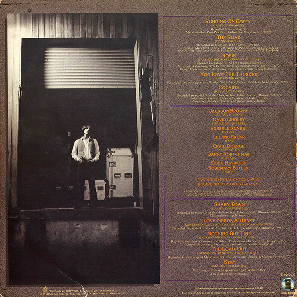 Jackson Browne - Running On Empty | Asylum Records (S 90.002) - 2 Jackson Browne - Running On Empty | Asylum Records (S 90.002) - 2