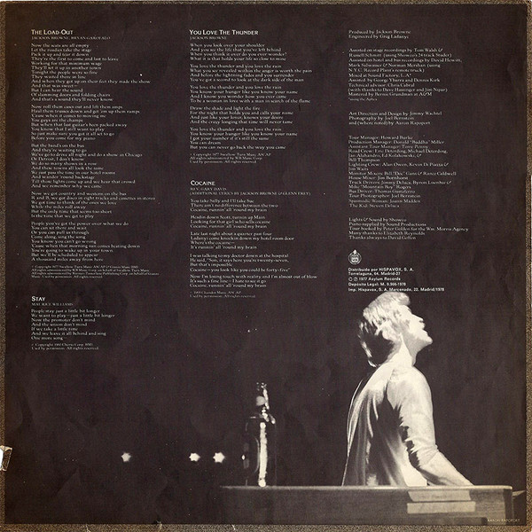 Jackson Browne - Running On Empty | Asylum Records (S 90.002) - 4 Jackson Browne - Running On Empty | Asylum Records (S 90.002) - 4