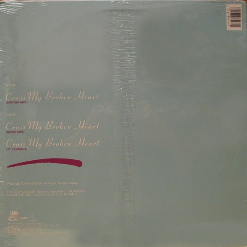 Sinitta - Cross My Broken Heart | Atlantic (0-86547)