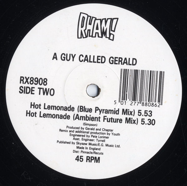 A Guy Called Gerald - Hot Lemonade (Remix) | Rham! (RX8908) - 3