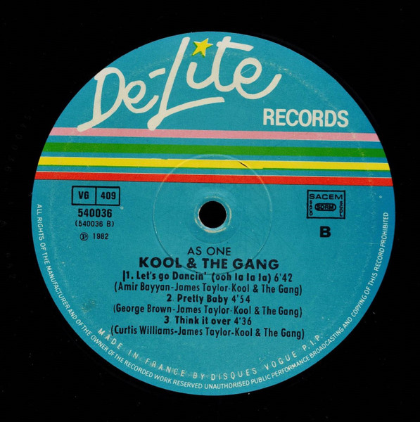 Kool & The Gang - As One | De-Lite Records (540036) - 4