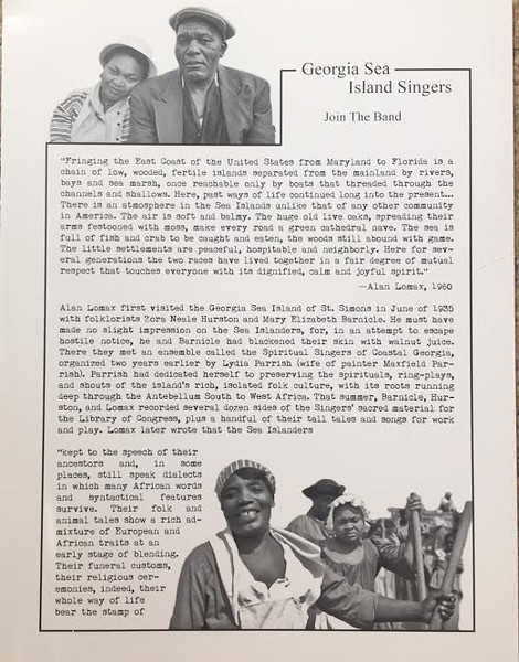 Georgia Sea Island Singers - Join The Band | Mississippi/Change Records (MRP-003) - 3 Georgia Sea Island Singers - Join The Band | Mississippi/Change Records (MRP-003) - 3