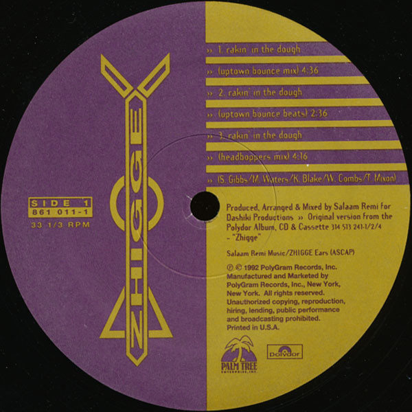 Zhigge - Rakin' In The Dough | Polydor (861 011-1) - 3 Zhigge - Rakin' In The Dough | Polydor (861 011-1) - 3