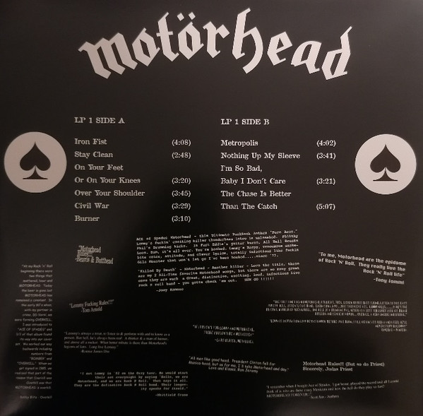 Motörhead - Everything Louder Than Everyone Else (3LP) [Vinyl] | BMG (BMGCAT366TLP) - 3