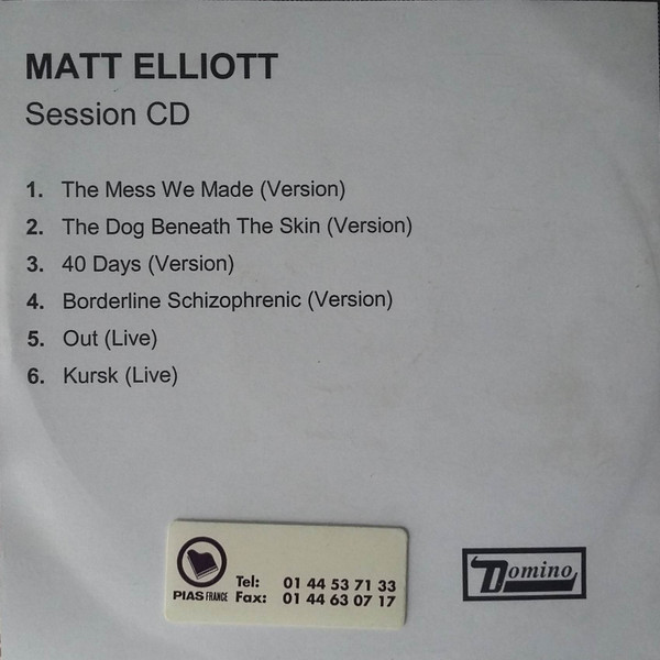 Matt Elliott - Session CD | PIAS France (none)