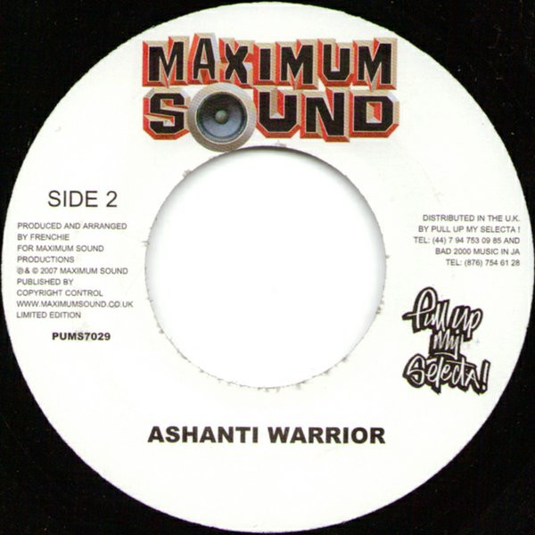 Natty King - Africa We're From | Maximum Sound (PUMS7029) - 2