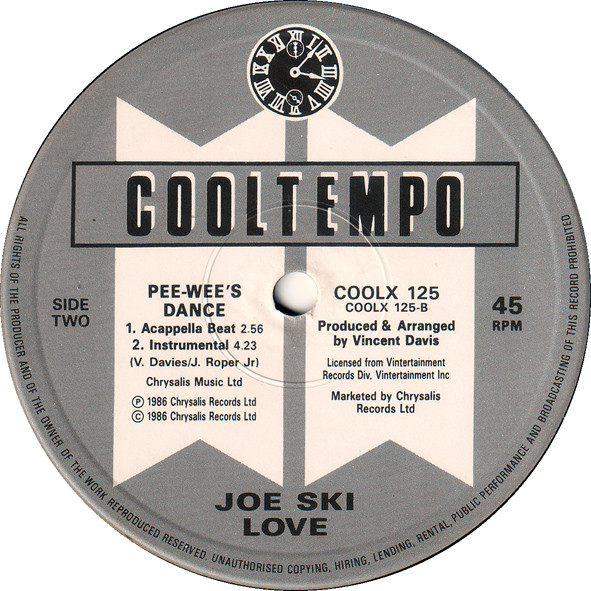 Joeski Love - Pee-Wee's Dance | Cooltempo (COOLX 125) - 4 Joeski Love - Pee-Wee's Dance | Cooltempo (COOLX 125) - 4