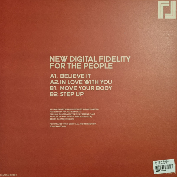 New Digital Fidelity - For The People EP | Four Framed Music (FOURFRAMED006) - 2