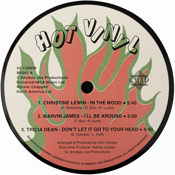 Christine Lewin / Marvin James / Tricia Dean - Lovers' Special Request | Backatcha Records (BK092) - main