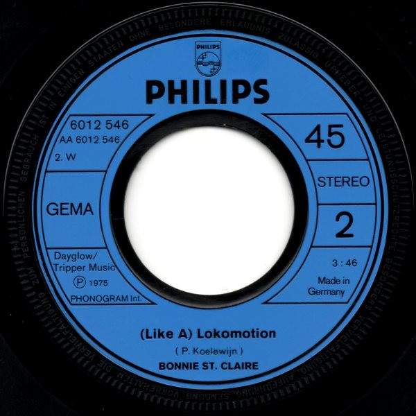Bonnie St. Claire - Rocco (Don't Go) / (Like A) Locomotion | Philips (6012 546) - 4