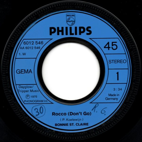Bonnie St. Claire - Rocco (Don't Go) / (Like A) Locomotion | Philips (6012 546) - 3