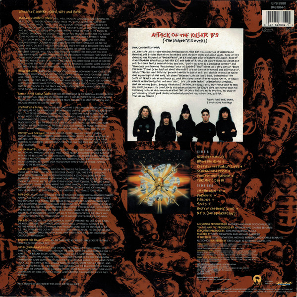 Anthrax - Attack Of The Killer B's | Island Records (ILPS 9980) - 2