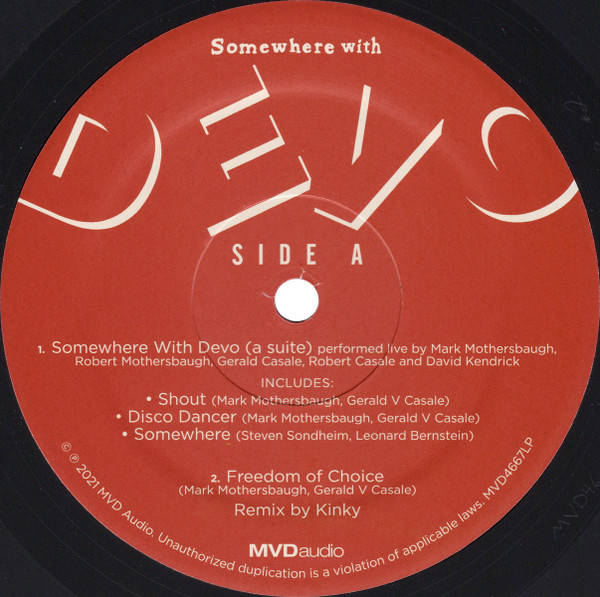Devo - Somewhere With Devo | MVD Audio (MVD4667LP) - 3 Devo - Somewhere With Devo | MVD Audio (MVD4667LP) - 3
