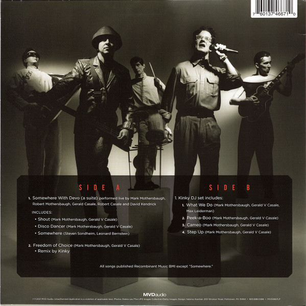 Devo - Somewhere With Devo | MVD Audio (MVD4667LP) - 2 Devo - Somewhere With Devo | MVD Audio (MVD4667LP) - 2